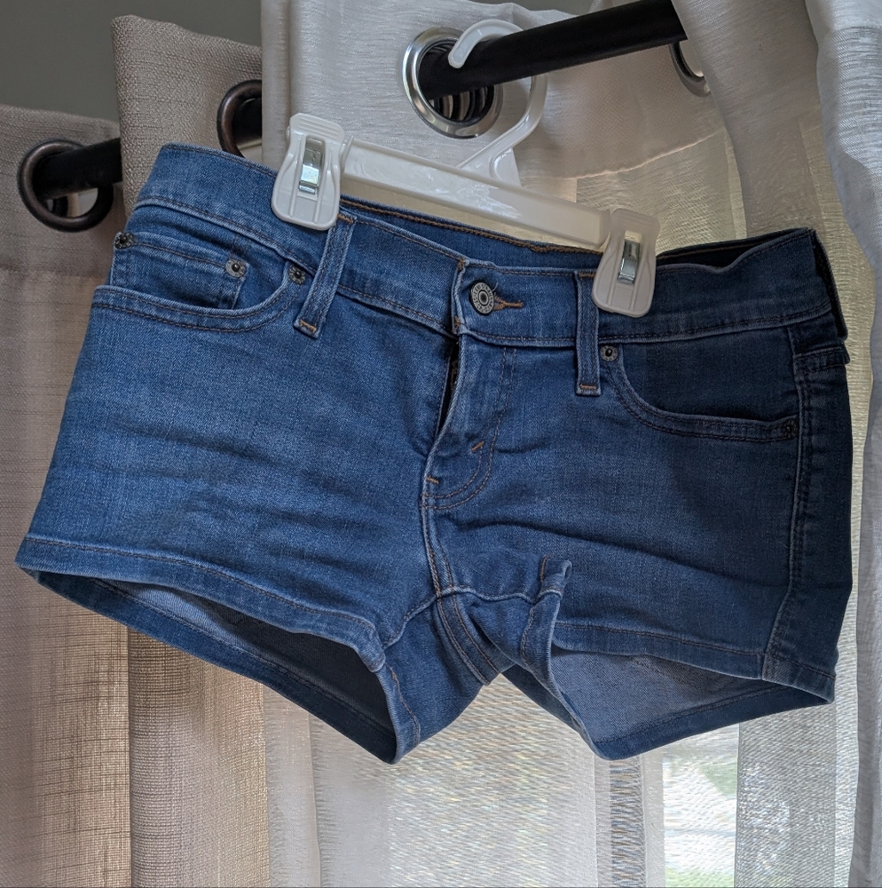 Levi's Women's Dark Blue Jean Shorts